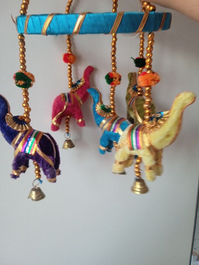 Colgante Decorativo Elefantes Colores