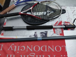 Raquetas de Tenis y Barras Extensibles