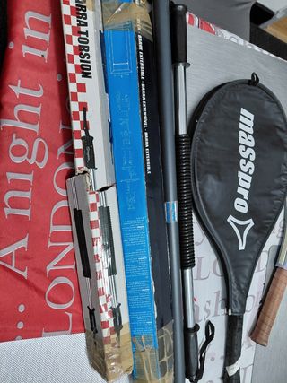 Raquetas de Tenis y Barras Extensibles