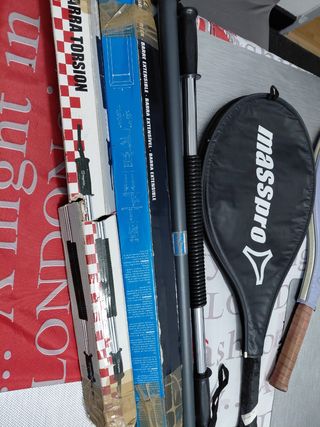 Raquetas de Tenis y Barras Extensibles