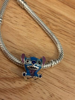 Charm Stitch Azul Compatible Pandora