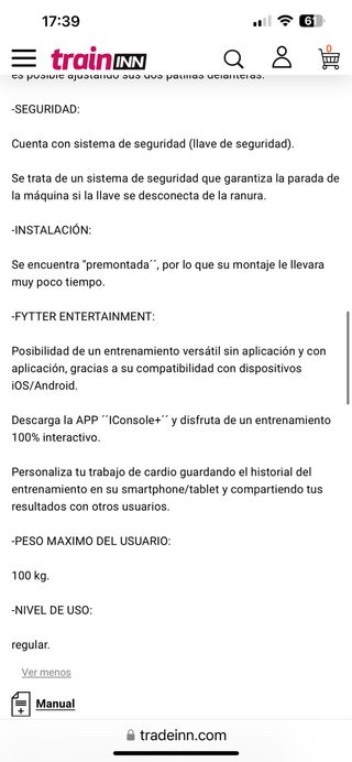 Cinta de Correr Fytter RUNNER RU-4XA