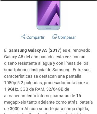 GALAXY A5 2017 LEER TODO