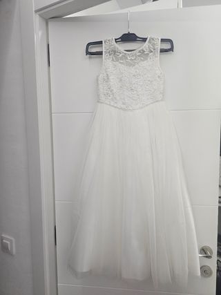 Vestido de Comunión Blanco Talla 6 años