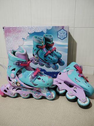Patines en línea Frozen. Talla 30-33 ajustable.