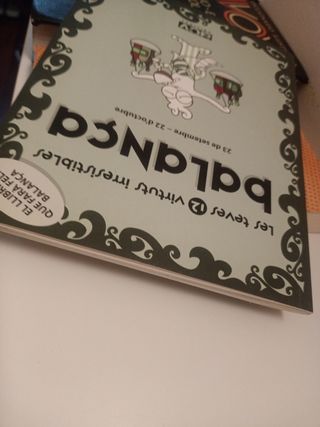 Llibre balança / Libro libra