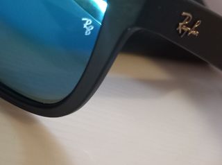 Ray-Ban Justin espejo azul 