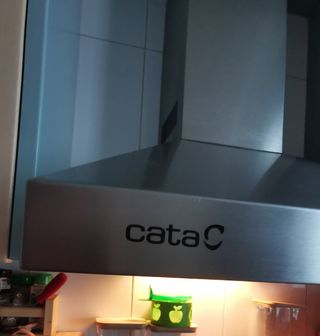 Cocina de gas con campana extractora