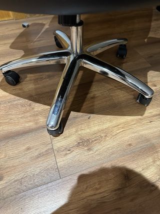 Silla de oficina giratoria de cuero