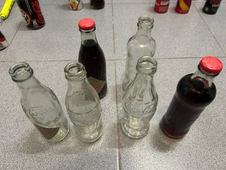 Collezione di bottiglie vintage Coca-Cola Replica