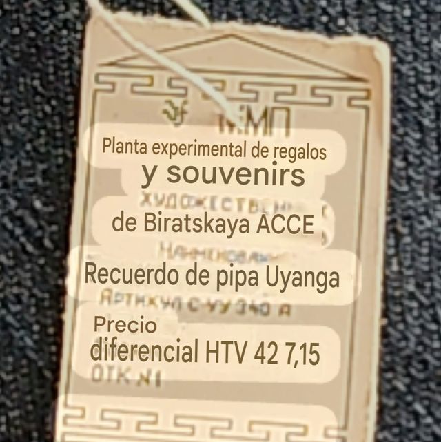 Objeto decorativo, recuerdo ruso,