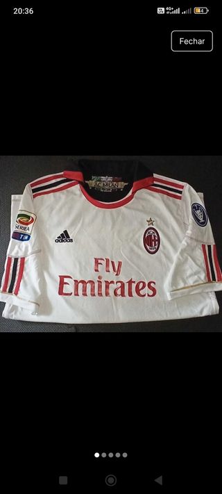 Camisa AC Milan Adidas Original Tamanho G