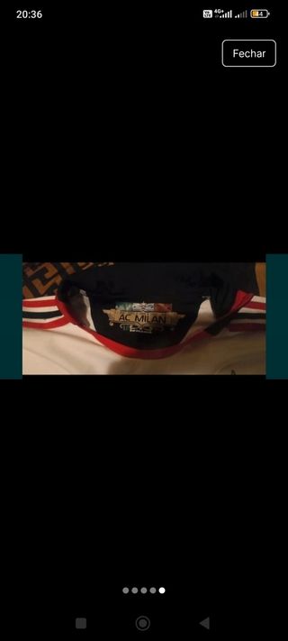 Camisa AC Milan Adidas Original Tamanho G