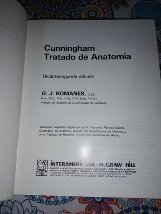 Tratado de anatomía (12 edición)