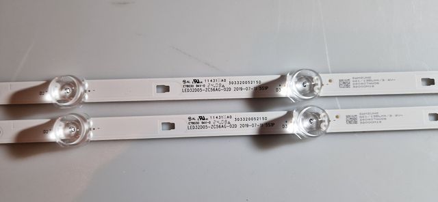 2 Tiras LED Originales haier H32K702FG