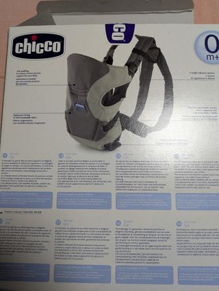 Mochila Portabebés Chicco Go Gris