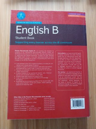 Pearson Baccalaureate English B print and ebook