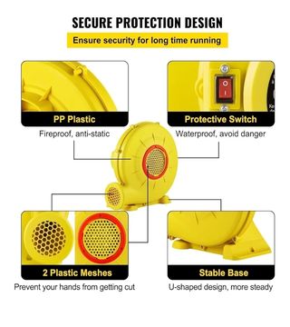 Soplador de Aire Premium para Inflables