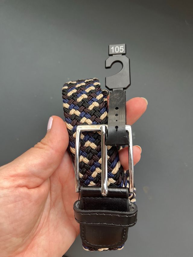 Cinturón trenzado 105cm sin estrenar