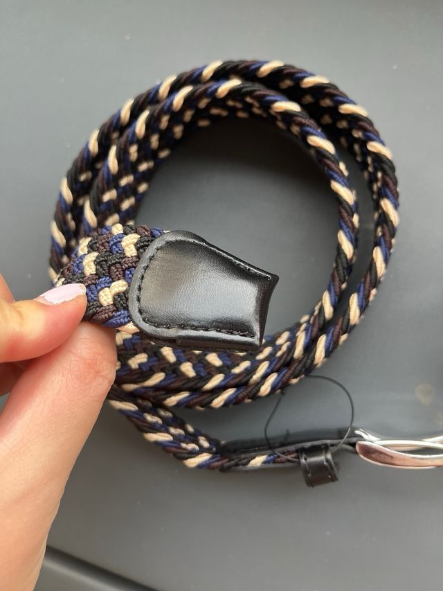 Cinturón trenzado 105cm sin estrenar