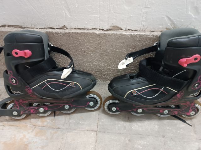 Patines en línea Oxelo negros T.38