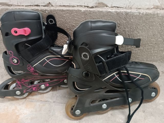 Patines en línea Oxelo negros T.38