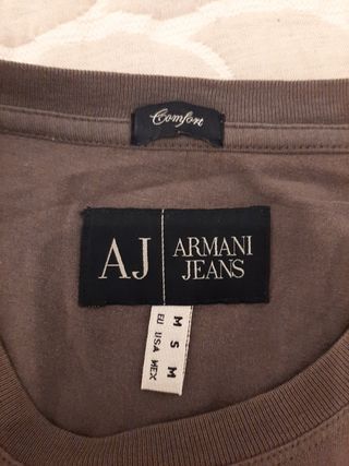 Camiseta Armani Jeans Motera Gris