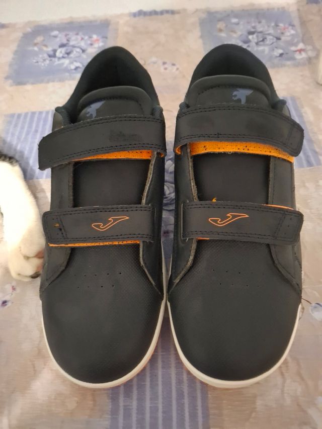 Zapatillas Joma niño negras velcro