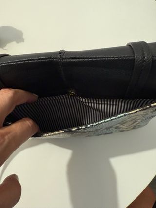 Bolso Nine West Negro y Multicolor