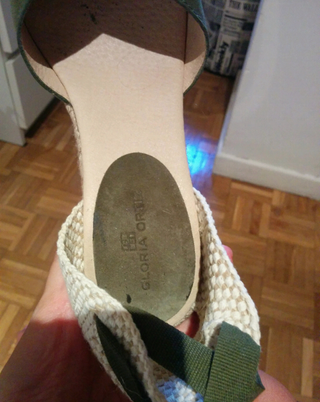 Alpargatas Gloria Ortiz Talla 37