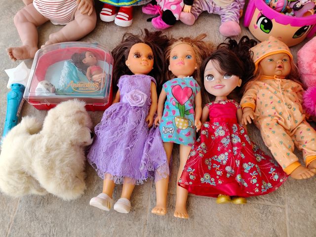 Lote Juguetes: nancy, reborn,pinypon...