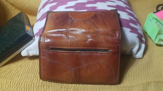 Cartera Monedero Piel Marrón