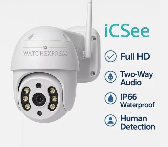 3 Telecamere sorveglianza WIFI iCsee Esterni 