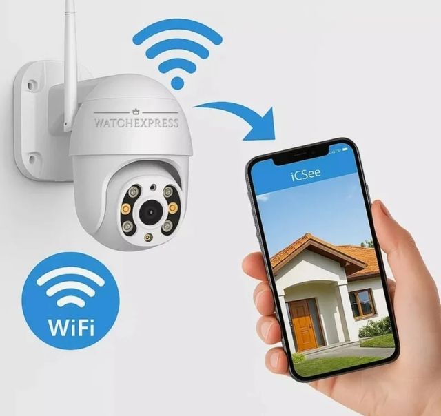 3 Telecamere sorveglianza WIFI iCsee Esterni 