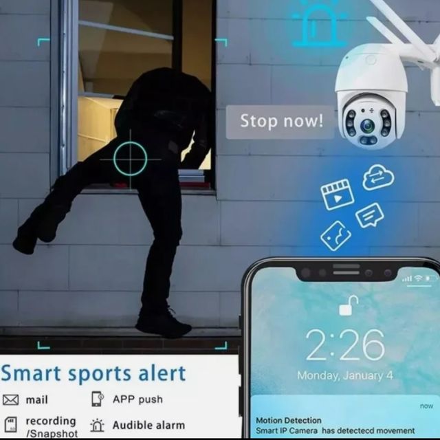 3 Telecamere sorveglianza WIFI iCsee Esterni 