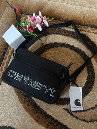 Borsa tracolla Carhartt nera nuova