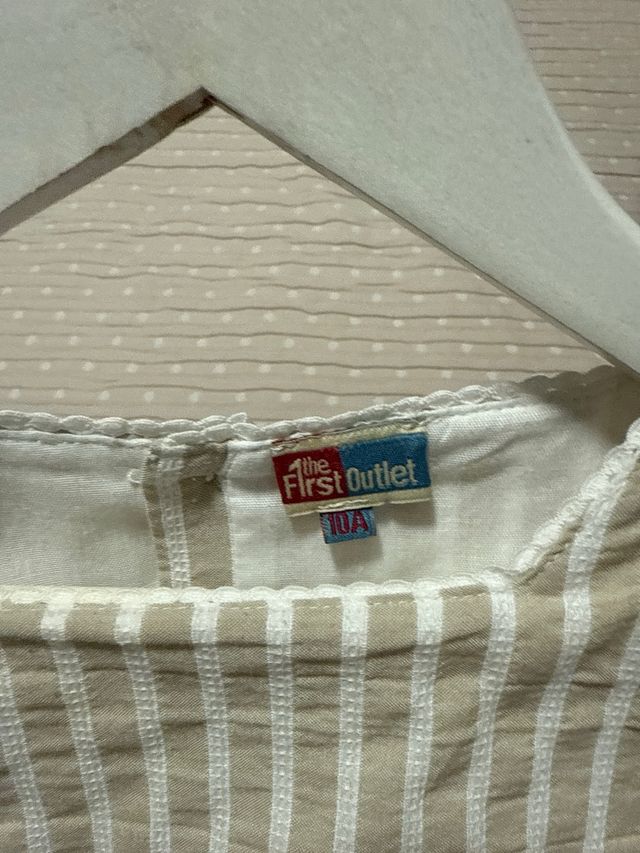 Vestido de niña a rayas