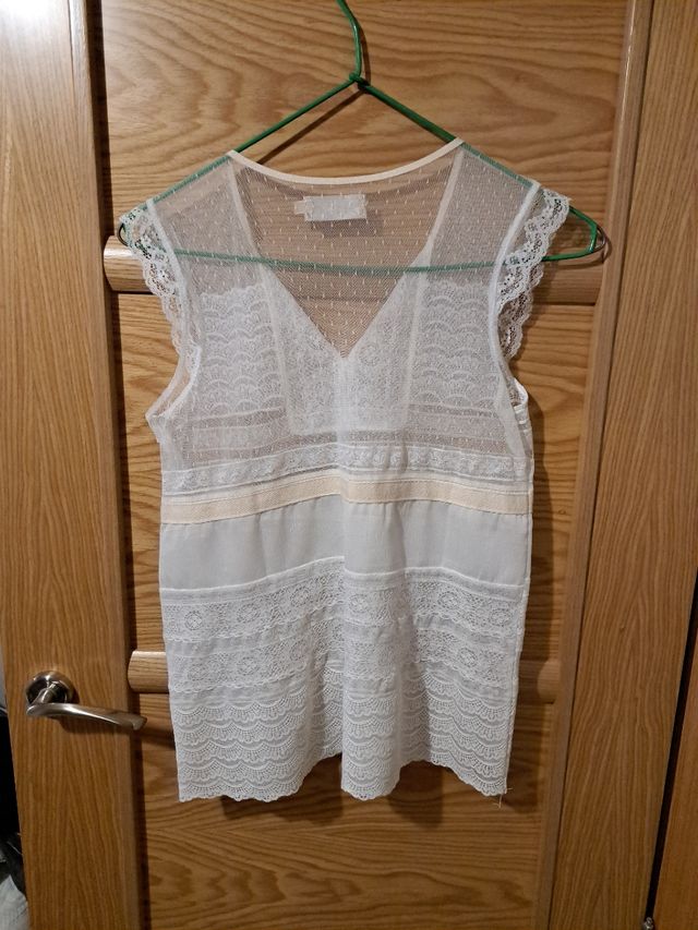 Blusa Blanca Encaje
