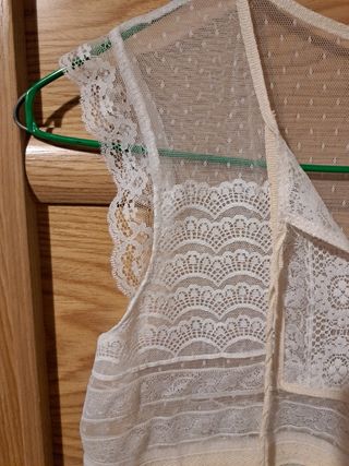 Blusa Blanca Encaje