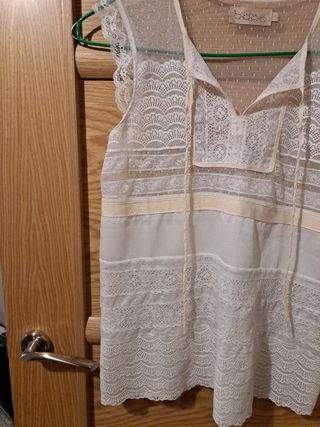Blusa Blanca Encaje