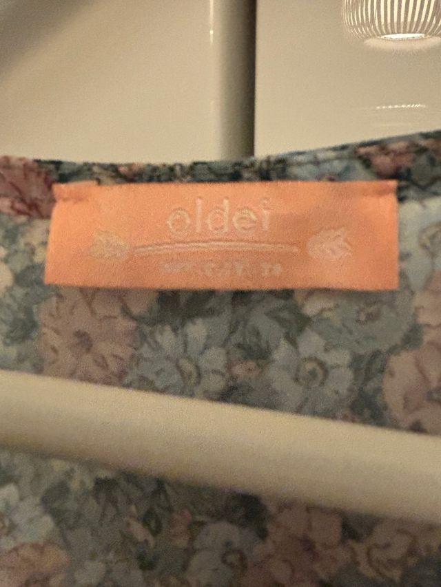 Vestido largo floral Oldei precioso. como nuevo