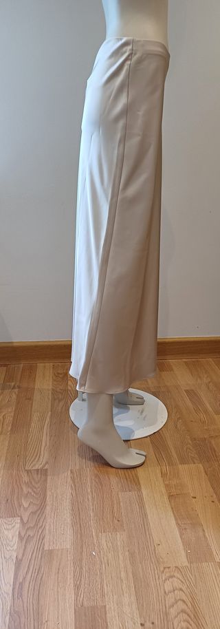 Falda Zara Beige