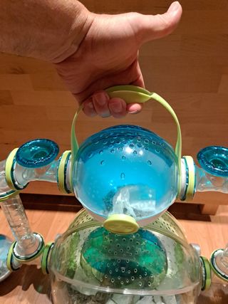 Jaula completa de Hámster, hábitat ovo con Tub