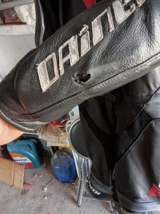 Traje de moto cuero Dainese 2 pieza talla 52