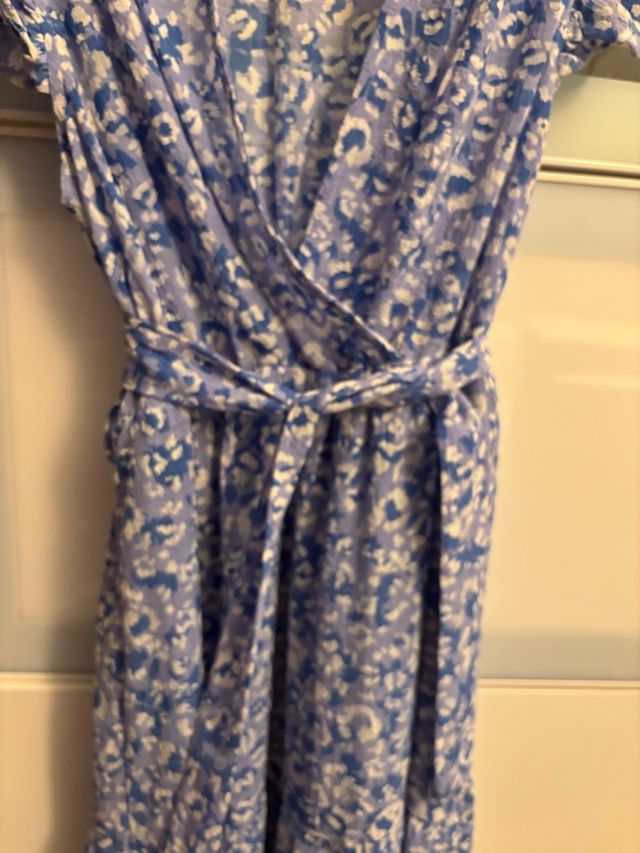 Vestido largo estampado floral Oldei