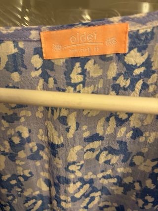 Vestido largo estampado floral Oldei