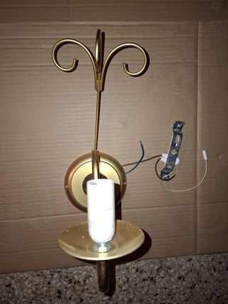 Applique vintage oro metallo