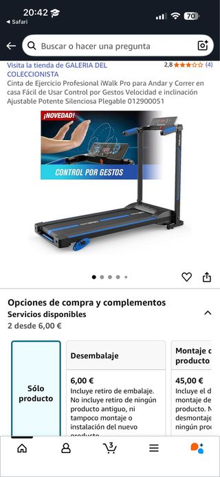 Cinta de correr iWalk Pro