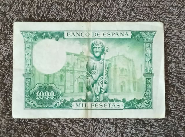 Billete de 1000 pesetas de 1965. Buen Estado
