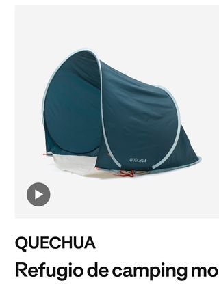 Tienda Cortaviento, protege sol Quechua 2 Seconds